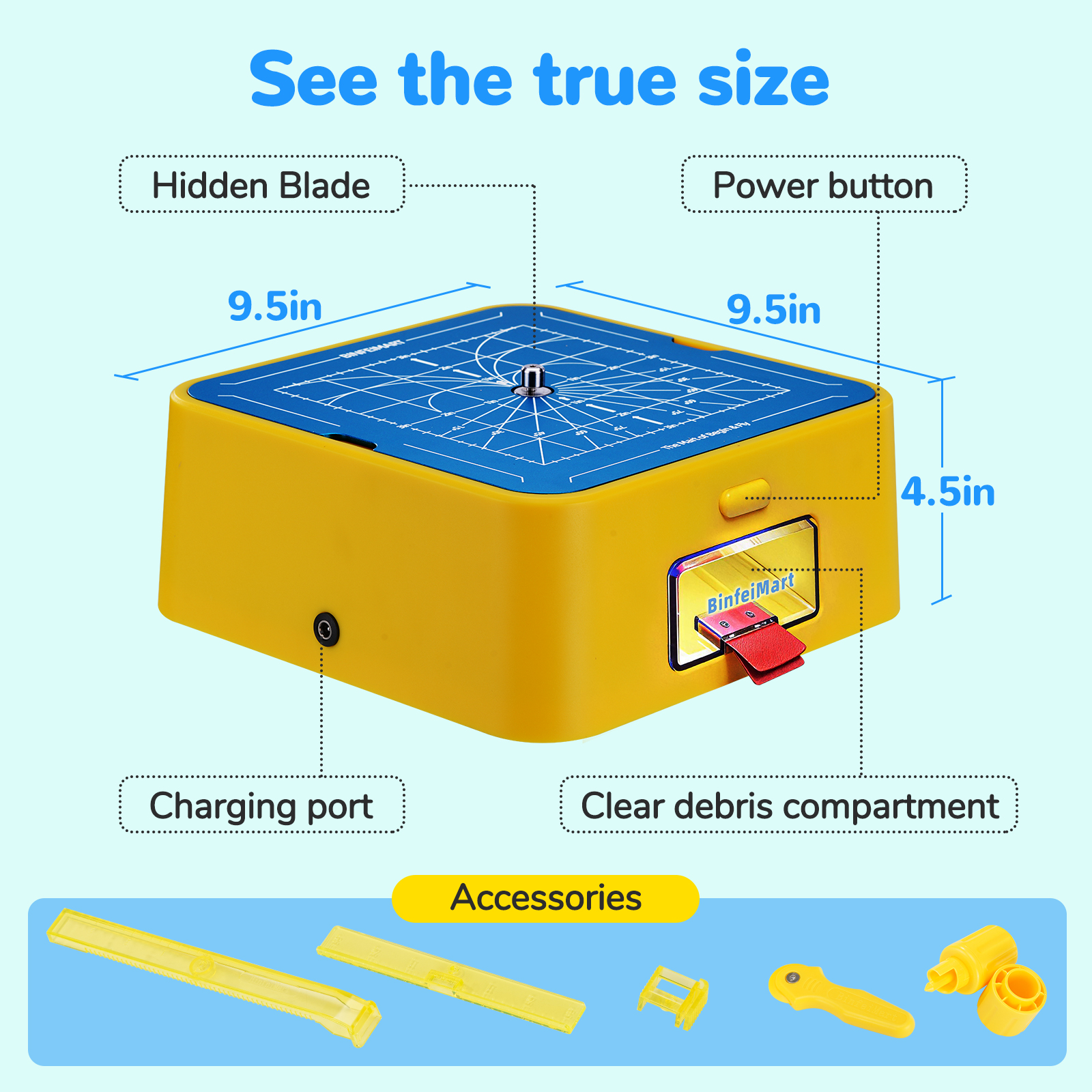 BinfeiMart Product Size